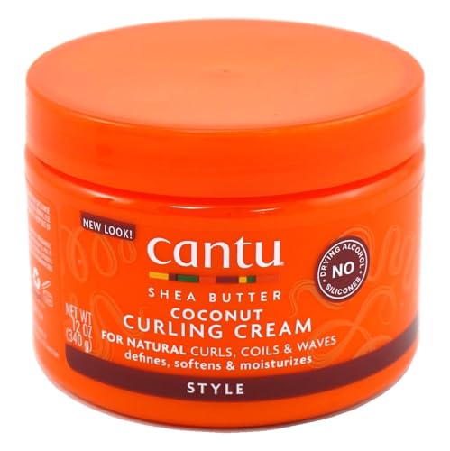 Cantu Shea Butter for Natural Hair Coconut Curling Cream 12 oz.