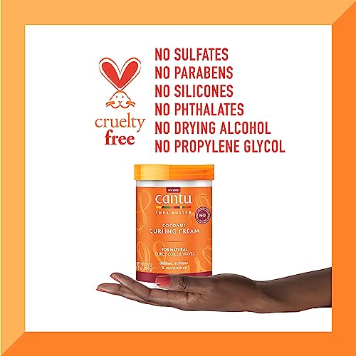 Cantu Shea Butter for Natural Hair Coconut Curling Cream, 25 Ounce - Image 8