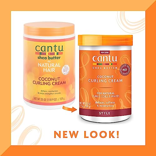 Cantu Shea Butter for Natural Hair Coconut Curling Cream, 25 Ounce - Image 3