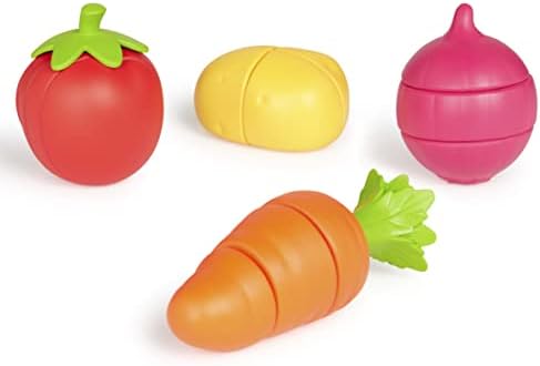 Casdon Joseph Joseph Toys - Chop2Pot - Super Safe Kitchen Playset for Kids with Foldable Chopping Board & Choppable Play Food - For Children Aged 2+ - Image 8