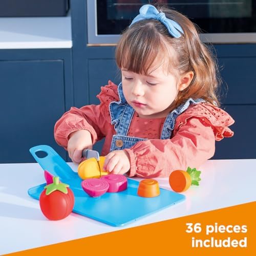 Casdon Joseph Joseph Toys - Chop2Pot - Super Safe Kitchen Playset for Kids with Foldable Chopping Board & Choppable Play Food - For Children Aged 2+ - Image 4