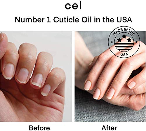 Cel MD Cuticle Oil Pen 2 Pack Nail Strengthener Repair Serum for Damaged Nails - Image 3