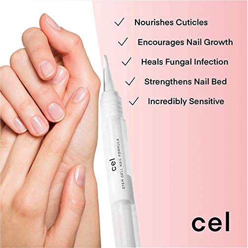Cel MD Cuticle Oil Pen 2 Pack Nail Strengthener Repair Serum for Damaged Nails - Image 2