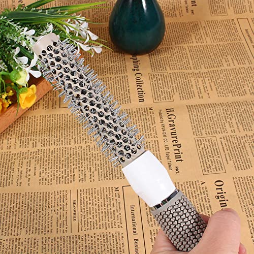 Ceramic Iron Round Styling Comb with Nylon Teeth, 19mm Diameter, Professional Salon Quality - Image 6