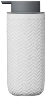 Ceramic Soap Dispenser for Bathroom and Kitchen, Press Bottle for Hand Soap and Shampoo, Color B