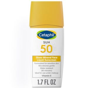 Cetaphil Mineral SPF 50 Sunscreen for Sensitive Skin