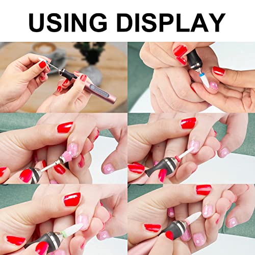 CGBE 7-Piece Ceramic Nail Drill Bits Set 3/32'' for Acrylic Gel Nails and Cuticle Care - Image 7