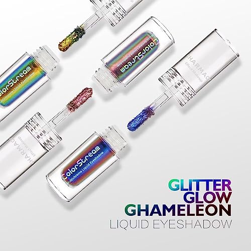 CHARMACY Chameleon Glitter Eyeshadow, Liquid Shimmer Sparkle High Pigment Duochrome Eye Shadow, Longer-Lasting With No Creasing Eye Cosmetics, 1.6g (#09 - Image 6