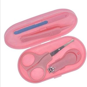 CHCDP 4pcs/Set Kids Nail Care Kits Nail Clippers Children Safety Nail Scissors Beauty Nail Set