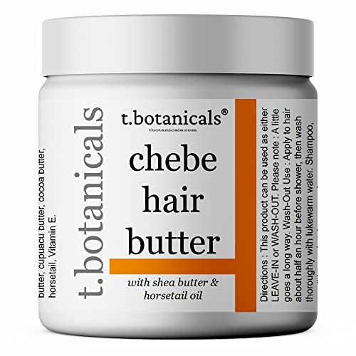 Chebe Butter for Hair Growth, Chebe Hair Butter for Hair Growth Thickening with Horsetail (Unscented, 8 oz)