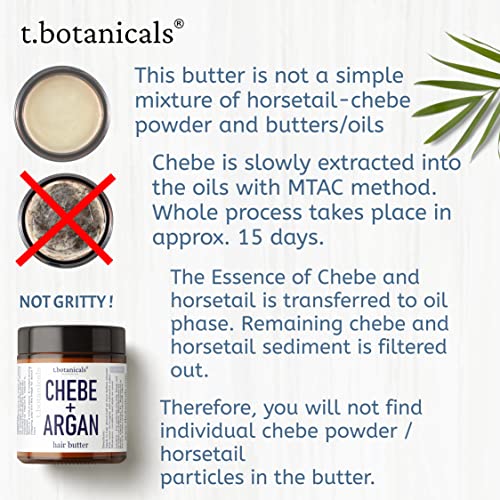 Chebe Butter and Argan Oil Set for Deep Hydration and Nourishment, 8 oz - Image 4