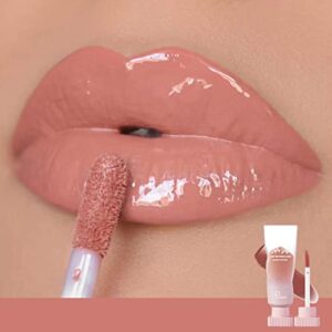 Long-Lasting Chestnut Brown Nude Lipstick for Women, Smooth Finish, 0.12 oz