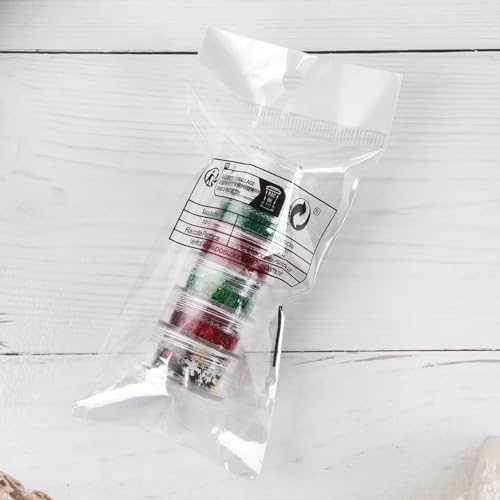 Christmas Nail Glitters Christmas Tree Snowflakes Nail Sequins Red Green Mixed Xmas Designs Powder Hexagon Chunky Glitter Flakes Nail Art Glitter Christmas Nail Accessories for DIY Nail Craft - Image 9