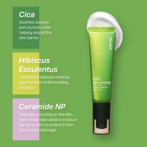 Cica Eye Cream for Dark Circles and Puffiness, Anti Aging, Wrinkles, Korean 1 fl oz - Image 3
