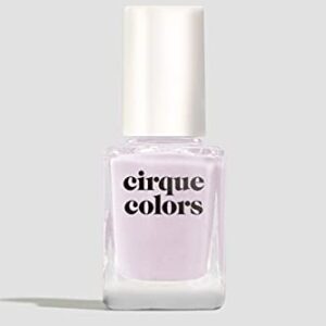Cirque Colors Creme Nail Polish - Whitney - Dusty Pale Pink Lilac - .37 fl. oz. (11 ml) - Vegan, Cruelty-Free, Non-Toxic Formula