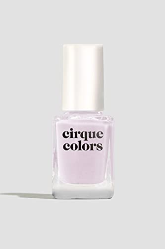 Cirque Colors Creme Nail Polish - Whitney - Dusty Pale Pink Lilac - .37 fl. oz. (11 ml) - Vegan, Cruelty-Free, Non-Toxic Formula