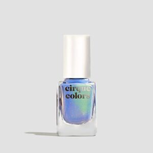 Cirque Colors Shimmer Holographic Sparkle Nail Polish - 0.37 fl. oz. (11 ml) - Vegan, Cruelty-Free, Non-Toxic Formula (Anchors Away)