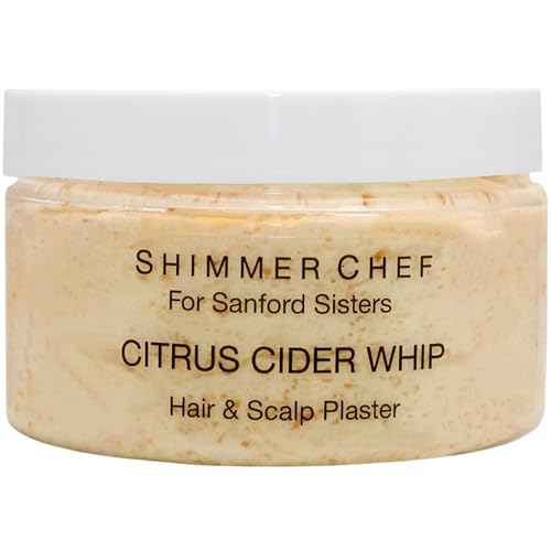 Citrus Cider Whip Hair Plaster | Vitamin C Infusion for Radiant Hair | Fruit Butters, Orange Peel Serum, Argan & Coconut Oils | Transform Damaged Hair Into Silky Mane
