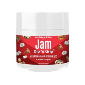 Coconut Argan Oil Hair Styling Gel 4oz for Smooth Defined Styles