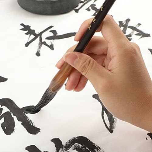 COHEALI 3 Piece Set Horse Hair Wooden Calligraphy Brushes for Beginner Painting - Image 7