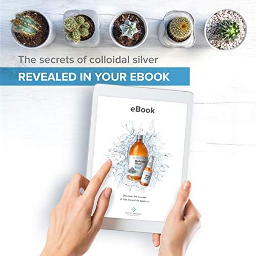 Colloidal Silver Liquid 10 fl oz & Spray to Fill ● Bioactive Hydrosol Silver Water ● Natural Immune Support Nano Sol Supplement Solution ● Ionic Minerals 40 PPM ● Organic Structured Plata Coloidal - Image 7