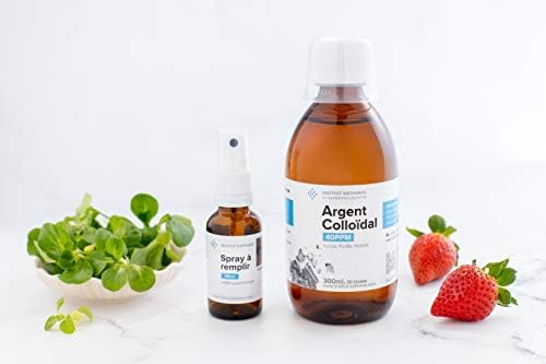 Colloidal Silver Liquid 10 fl oz & Spray to Fill ● Bioactive Hydrosol Silver Water ● Natural Immune Support Nano Sol Supplement Solution ● Ionic Minerals 40 PPM ● Organic Structured Plata Coloidal - Image 3