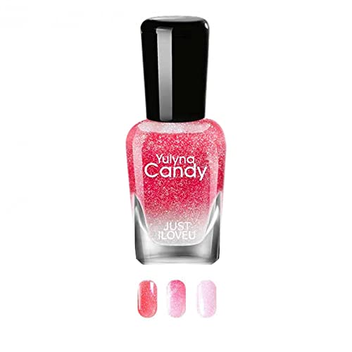 Color Changing Gel Nail Polish - Long Lasting Glossy Soak Off UV LED Temperature Change Glitter Nail Polish DIY Nail Art Polish Clear/Multi Color 7ml