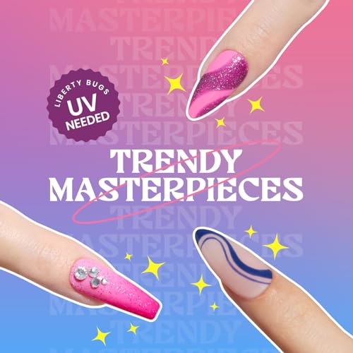 6 Pcs Temperature Color Changing Gel Nail Polish Set Solid Glitter - Image 4