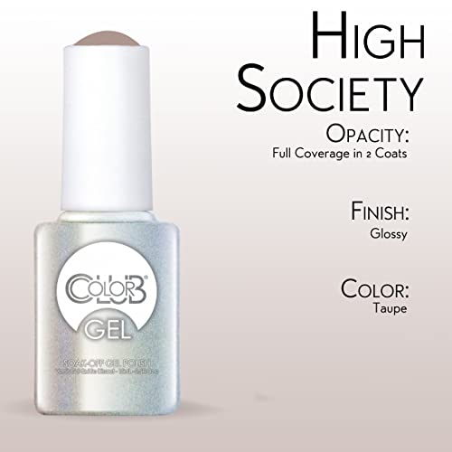 Color Club High Society Nail Gel Taupe Color Polish, 5 fl oz (15 mL) - Image 7