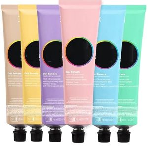 Comb & Control 3oz Ammonia-Free Acidic Gel-Cream Haircolor Toner 7NA Neutral Chill with 3-in-1 Applicator