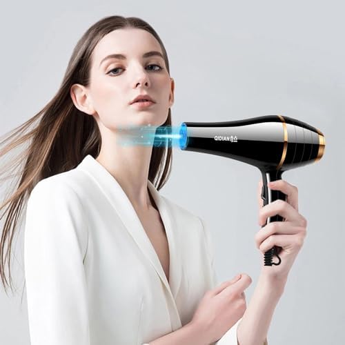 Compact High-Power Portable Hair Dryer with Diffuser and Overheat Protection Travel Size - Image 2