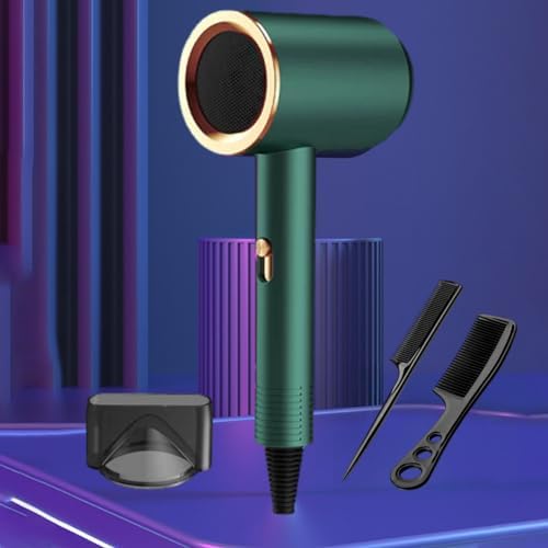 Compact Travel Hair Dryer, 3 Speeds, Includes Nozzle and Comb, Portable High-Speed Performance - Image 5