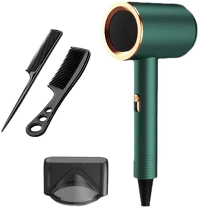 Compact Travel Hair Dryer, 3 Speeds, Includes Nozzle and Comb, Portable High-Speed Performance - Image 2