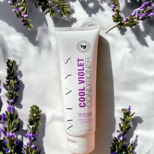 Cool Violet Conditioner Color Safe 8 Oz, Hair Conditioner for Blonde, Platinum, Bleach, Silver, Ash, Brassy Hair, Color Safe Conditioner Sulfate Free for Dry Damage Hair, Purple Conditioner - Image 6