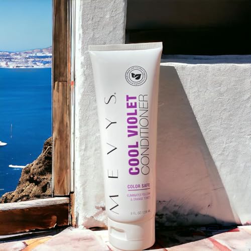 Cool Violet Conditioner Color Safe 8 Oz, Hair Conditioner for Blonde, Platinum, Bleach, Silver, Ash, Brassy Hair, Color Safe Conditioner Sulfate Free for Dry Damage Hair, Purple Conditioner - Image 4