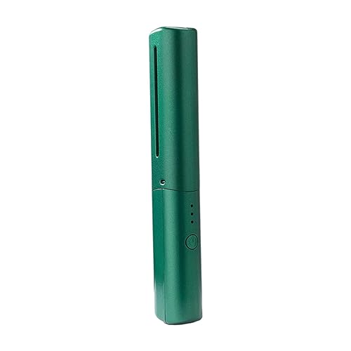 Cordless Hair Straightener Brush Hot Comb Fast Heating Straightening Brush Heated Hair Straightener Comb for Home Travel Men, Green - Image 7