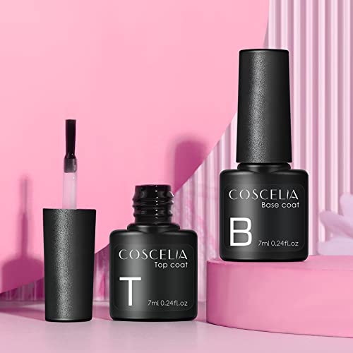 COSCELIA 15ml No Wipe Gel Top Coat Polish for Women and Girls, High Gloss Finish - Image 2