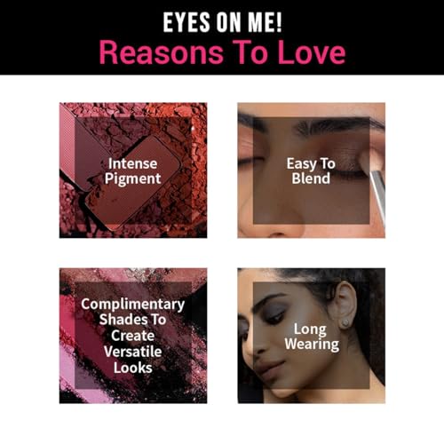 Cosmetics Eyes On Me 10-in-1 Eyeshadow Palette, Beachside Peach, 1 pc - Intense Pigment Eye Makeup - Long-Wearing Eye Shadow, Easy to Blend - Image 3