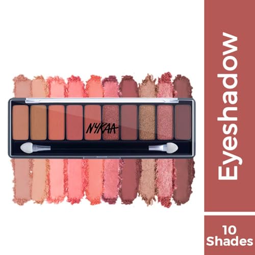 Cosmetics Eyes On Me 10-in-1 Eyeshadow Palette, Beachside Peach, 1 pc - Intense Pigment Eye Makeup - Long-Wearing Eye Shadow, Easy to Blend - Image 2