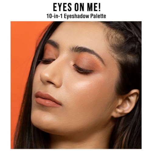 Cosmetics Eyes On Me 10-in-1 Eyeshadow Palette, Beachside Peach, 1 pc - Intense Pigment Eye Makeup - Long-Wearing Eye Shadow, Easy to Blend - Image 4