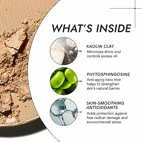 COVER FX Pressed Mineral Foundation - Shade D3 - Weightless Powder Foundation - Buildable Light to Full Coverage - Matte Finish - All Skin Types - Image 4