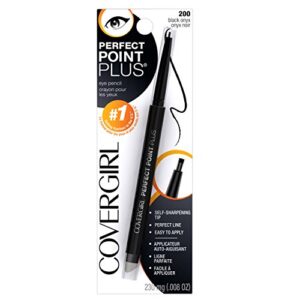 COVERGIRL Perfect Point Plus Black Onyx Self-Sharpening Eyeliner Pencil, 0.01 oz