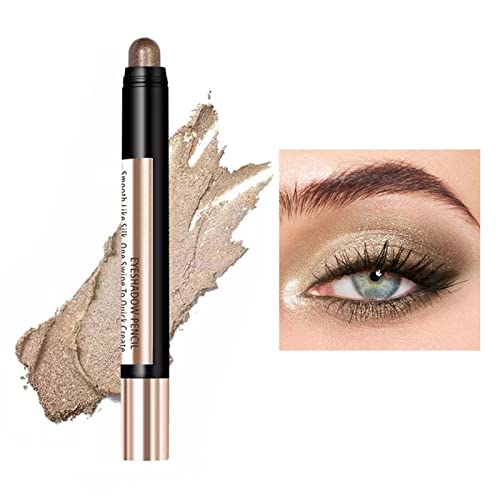 Cream Eyeshadow Stick Eye Shadow Pen Shimmer Eyeshadow Makeup Eye Highlighter Multi-Dimensional Eye Looks Long Lasting High Pigmented Waterproof Quick-drying One-Swipe Coverage Day Prime Deals - Image 2