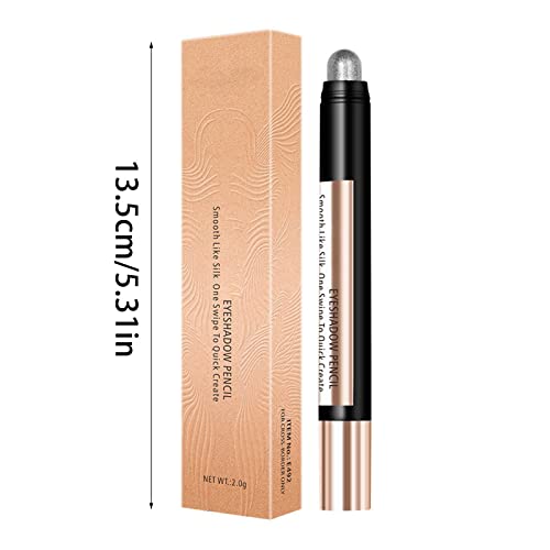 Cream Eyeshadow Stick Eye Shadow Pen Shimmer Eyeshadow Makeup Eye Highlighter Multi-Dimensional Eye Looks Long Lasting High Pigmented Waterproof Quick-drying One-Swipe Coverage Day Prime Deals - Image 3