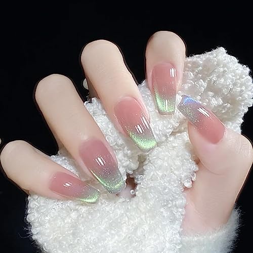 Crystal Cat Eye Gel Polish Kit 9D Holographic Magnetic Nail Art Diamond Green