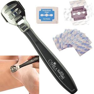 CS23 Spare Blades (10 Pack) for Corn Plane/Foot Callus Remover. Hard Skin Heel Shaver Rasp Pedicure Cutter Kit for Feet. Made in Solingen Germany