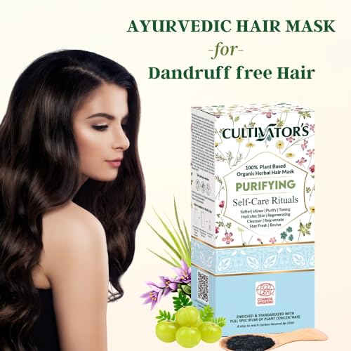 Cultivator's Anti Dandruff Hair Mask|Deep Conditioning Hair Mask for Dandruff & Dry Scalp|Hydrating & Soothing Hair Mask for Itchy & Flaky scalp | Dry scalp treatment Organic leave in repair Hair mask - Image 2