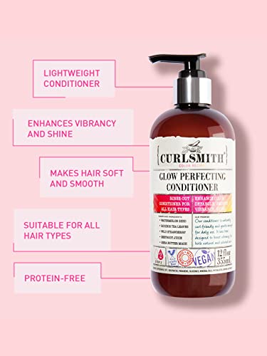 Curlsmith Glow Perfecting 32 oz Vegan Conditioner for All Hair Types - Image 3