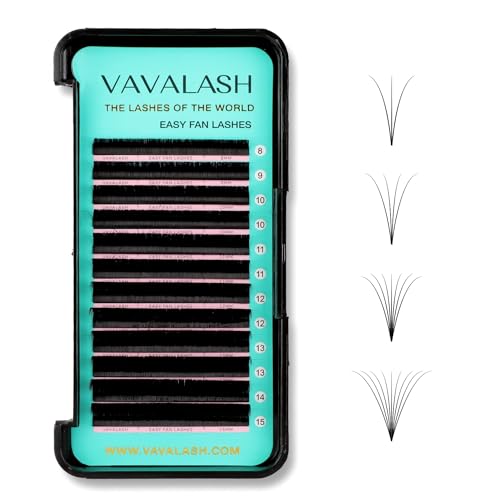 D Curl 0.05 Easy Fan Volume Lashes, 16 Rows, Professional Grade, 0.05mm Thickness