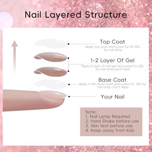Daily Cat Eye Series - Cat Eye Nail Polish Gel Kit– Cat Eye Gel Nail Polish Gel para uñas Beige Nude Magnetic Varnish Magnetic Nail Gel Polish - Image 4